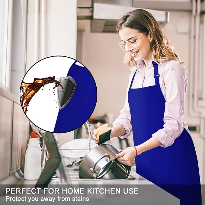 Jubatus 2 Pack 100% Cotton Aprons - Image 3
