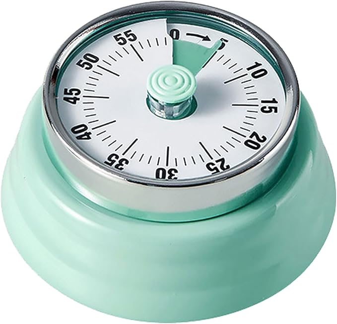 Elegant Stainless Steel Vintage Kitchen Timer by Hongjie