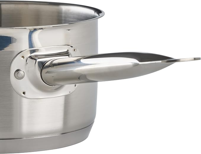 Winco Heavy-Duty Stainless Steel Sauce Pan - Image 4
