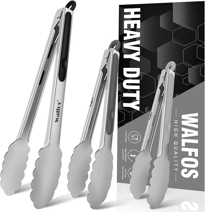 Walfos Stainless Steel Kitchen Tongs by Walfos