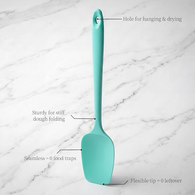 600ºF Heat Resistant Spatulas, High Heat Food Safe Semless Kitchen Silicone - Image 9