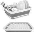 Collapsible Bowls, and Dishes Drainer, Portable Space-Saving Dish Rack by SipobuyUS