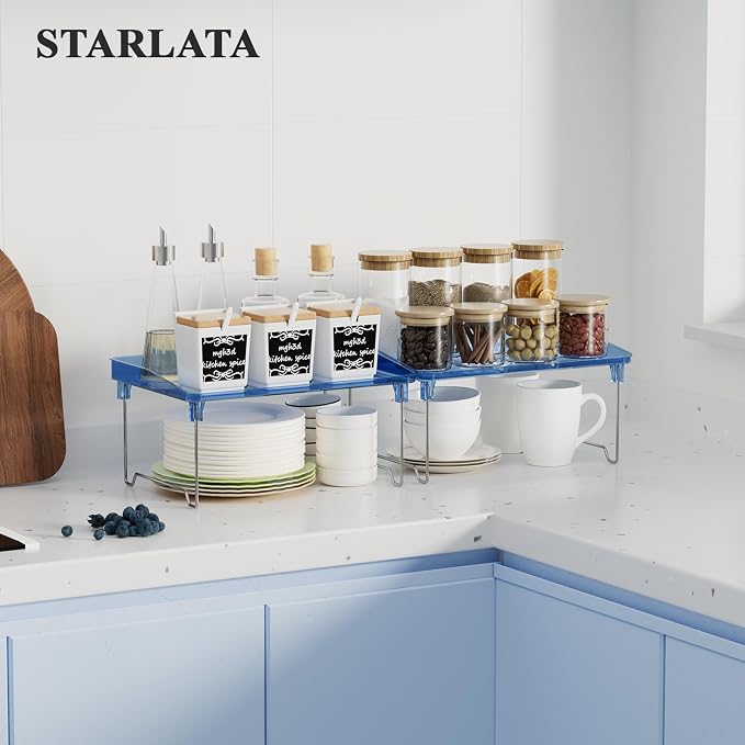 STARLATTA Acrylic Cabinet Organizer Shelf, Spice Rack, Countertop Organizers - Image 2