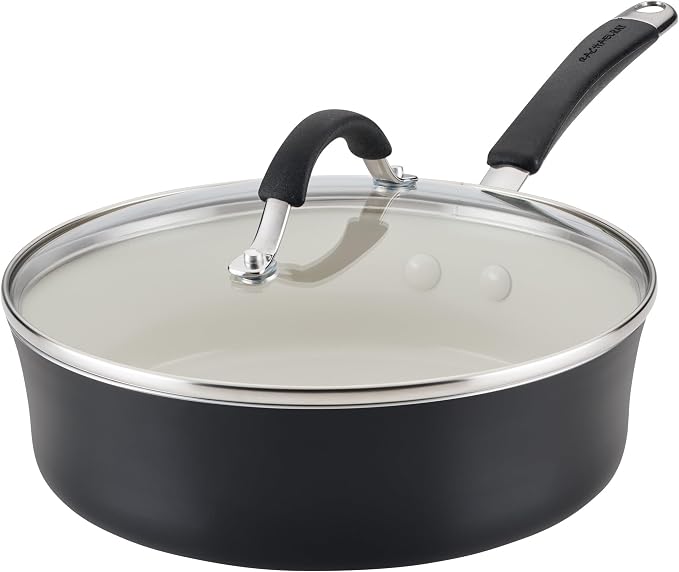 Rachael Ray Cucina Ceramic Nonstick Saute Pan by RachaelRayKitchenware