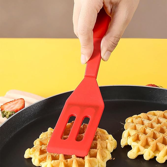 【2 Pack】Kunovo Small Spatula for Nonstick Cookware Mini Spatulas for kitchen Use - Image 4
