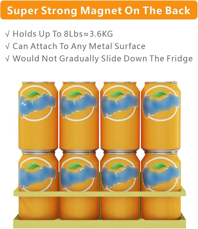 Magnetic Spice Rack For Refrigerator Magnetic Fridge Shelf For Kitchen Spice - Image 3
