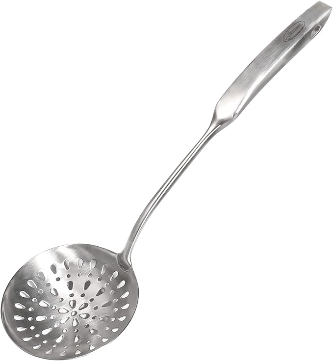 Skimmer Slotted Spoon, Newness 304 Stainless Steel Slotted Spoon by NewnessFocusOnStainlessSteel
