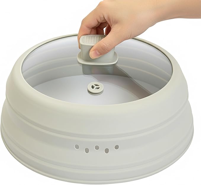 Microwave Splatter Cover Glass Microwave Cover by FLYTOPHOME