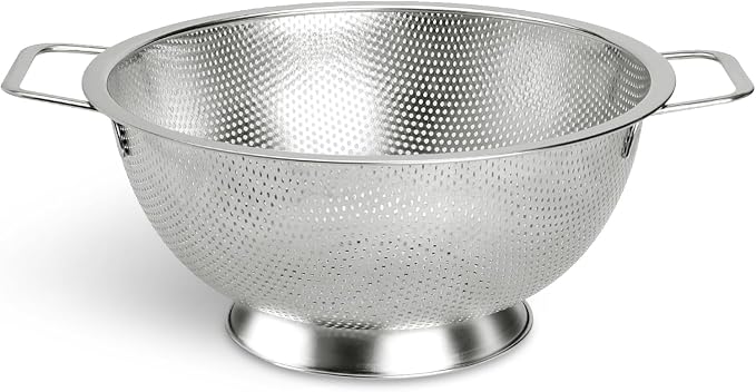 Kaishun Colander Stainless Steel 5-Quart, Kitchen Strainer by Kaishun