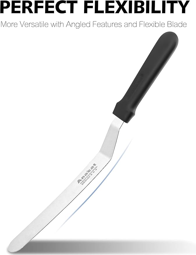 Anaeat Icing Spatula, Professional Cake Angled Offset Spatula - Image 3