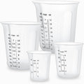 Silicone Measuring Cups 4-Pack Set, Reusable Silicone Cup by SwigranceQualityCreativity