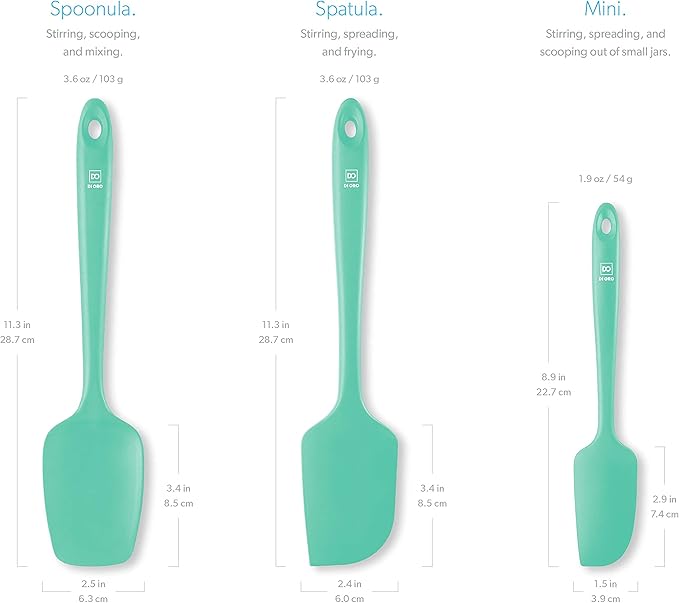 DI ORO Silicone Spatula Set - Image 5