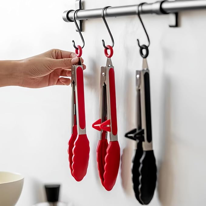 Kitchen Tongs, 9 Inch Tongs for Cooking - Image 5