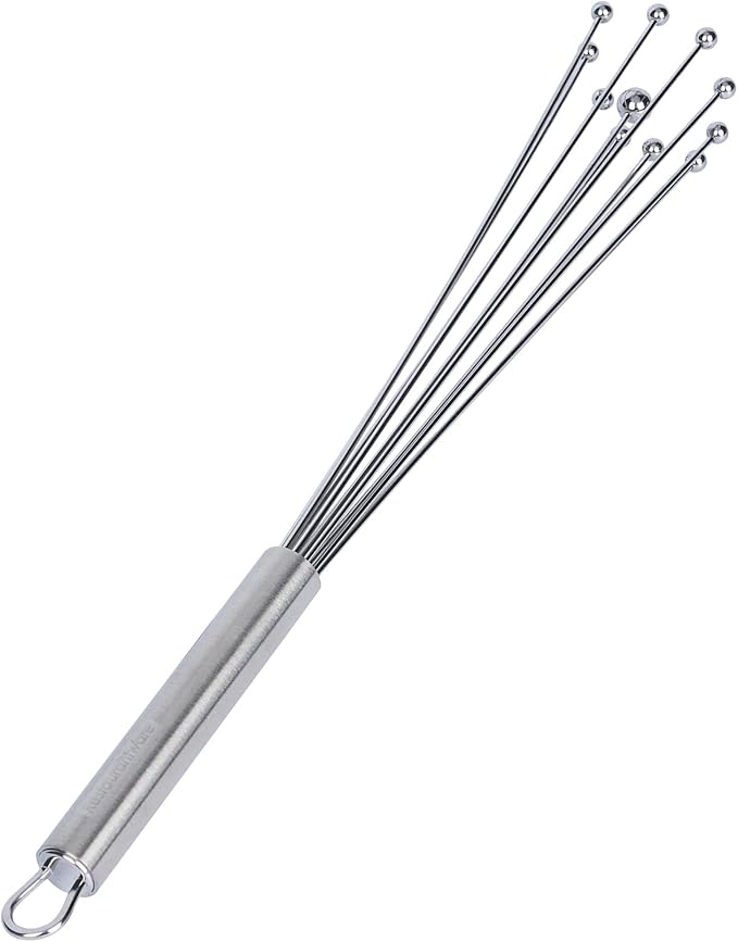 Restaurantware 12.5 in Stainless Steel Ball Whisk - Image 2