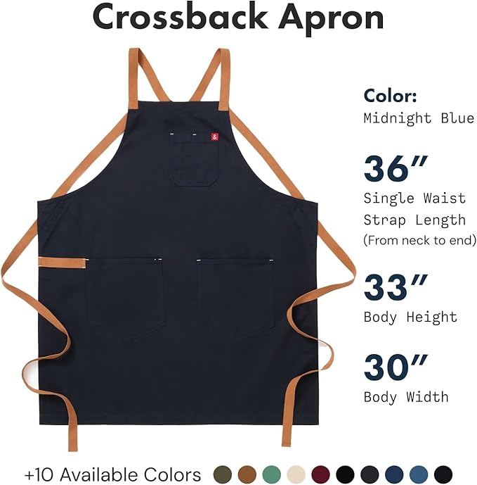 hedley & bennett Crossback Apron - Image 2