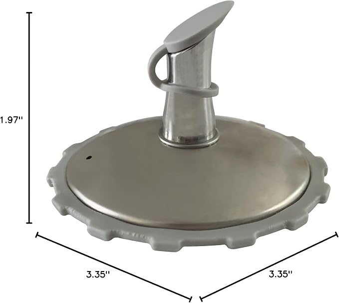 Jarware Stainless Steel Oil Cruet Lid, Wide Mouth Mason Jar Pour Spout Lid - Image 9