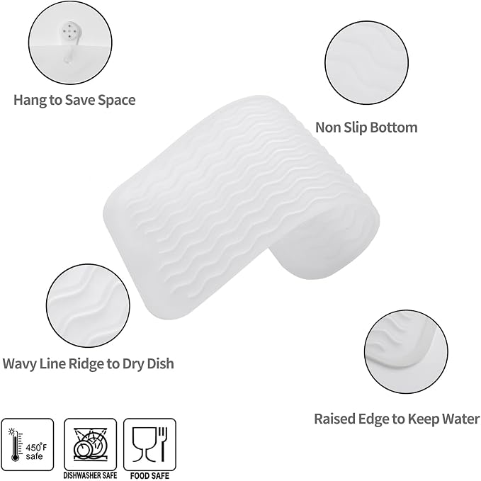 MicoYang Silicone Dish Drying Mat - Image 3