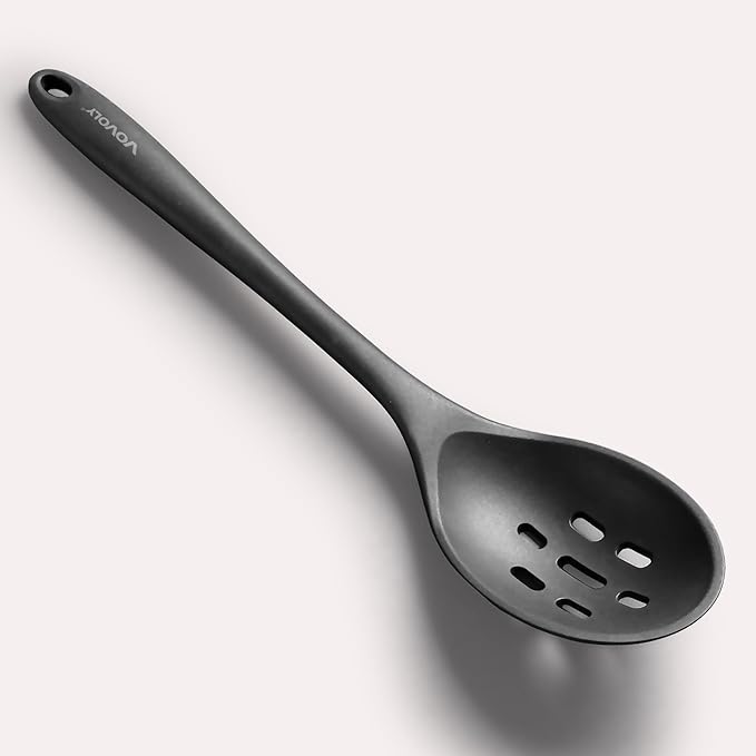 Silicone Slotted Spoons for Cooking by VOVOLY