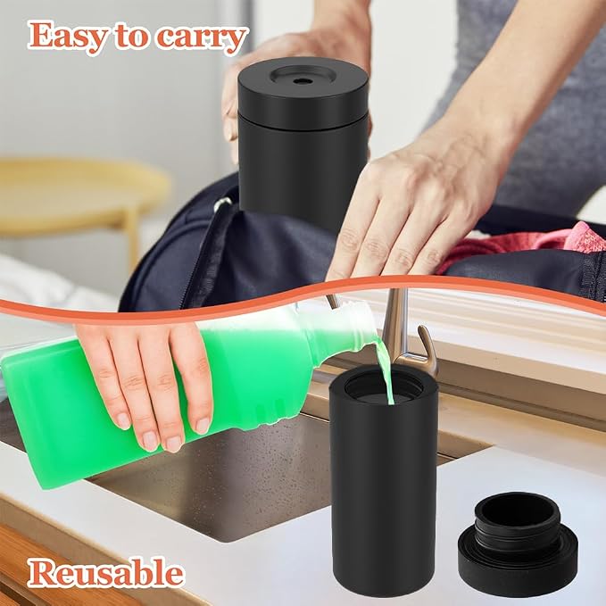 Dish Soap Dish Dispenser, Silicone Squeeze Washing Up Liquid and Hand Soap - Image 2