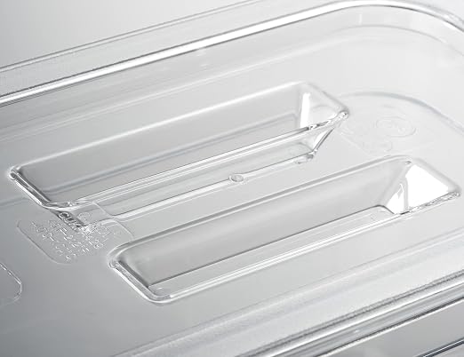 CURTA 6 Pack NSF Food Pan Cover, Full Size Clear Polycarbonate Lid - Image 4