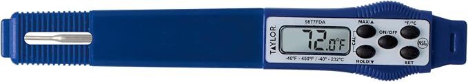 Taylor 9877FDA Compact Waterproof Digital Food Thermometer, 2.81 Inch Stem - Image 6