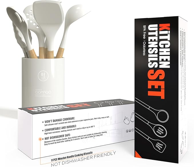 oannao Silicone Cooking Utensils Set - Image 5