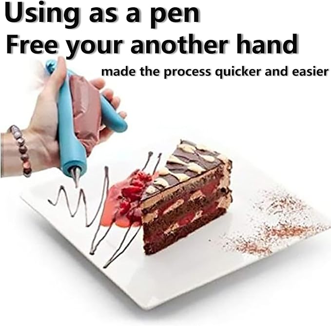 Cake Decorating Pen Tool Kit Pastry Bag DIY Cake Deco Tools Kit Pastry Icing - Image 6