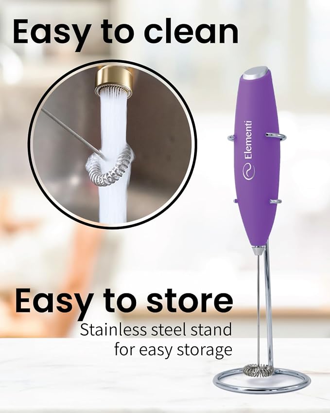 Elementi Milk Frother Wand & Drink Mixer - Image 5
