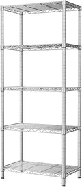 SINGAYE 5 Tier Storage Garage Shelving Units Heavy Duty Wire Shelves Pantry by SINGAYE