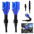 2-Pack Flexible Car Funnel for Oil Change, Retractable Snap-On Automotive Funnel by Unknown