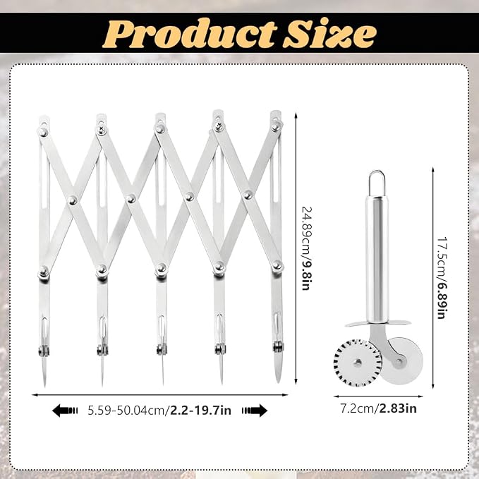 5 Wheel Stainless Steel Pizza Cutter - Image 2