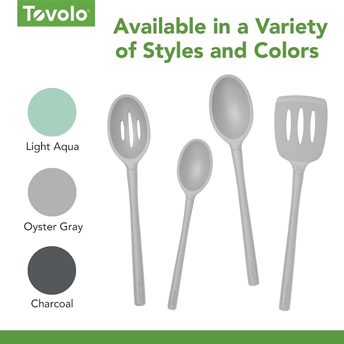 Tovolo Flex Core Silicone Slotted Deep Spoon - Image 4