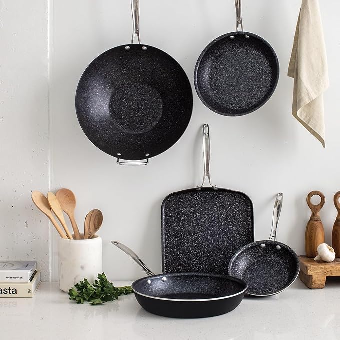 Nordic Ware Basalt Aluminized Steel Spun Wok, Ceramic Coating - Image 8