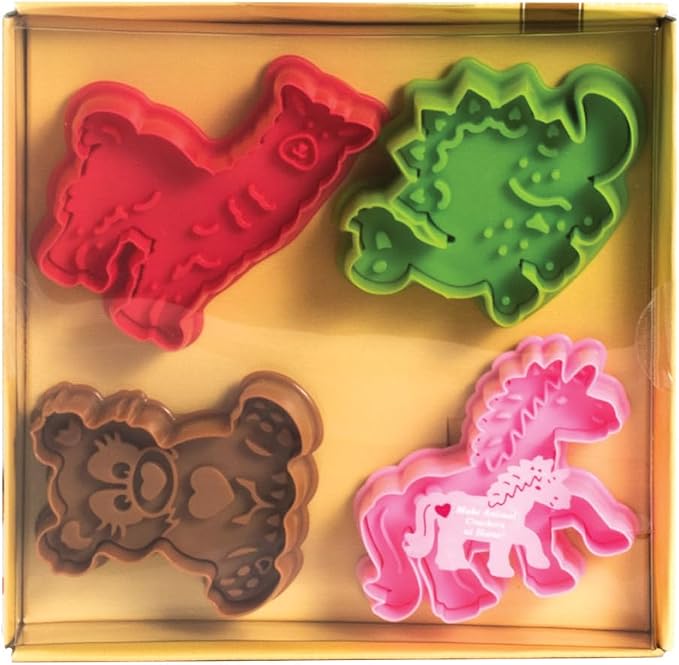 Mrs. Anderson's Baking Animal Cookie Cutters, Spring-Action Embossing Cutters - Image 9