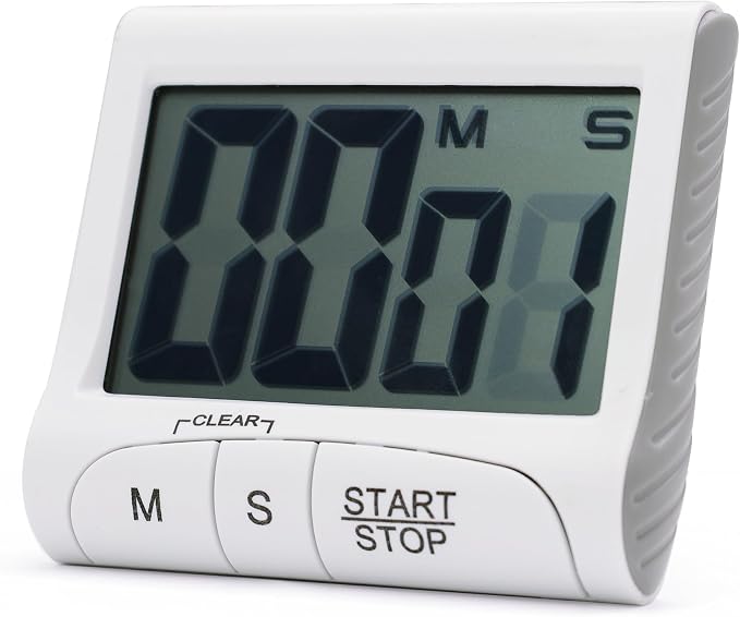 Large LCD Display Kitchen Timer -Magnetic Digital Timers, Loud Alarm, Memory by Unknown