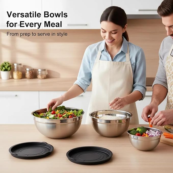 Mixing Bowls with Lids Set of 3 - Image 2