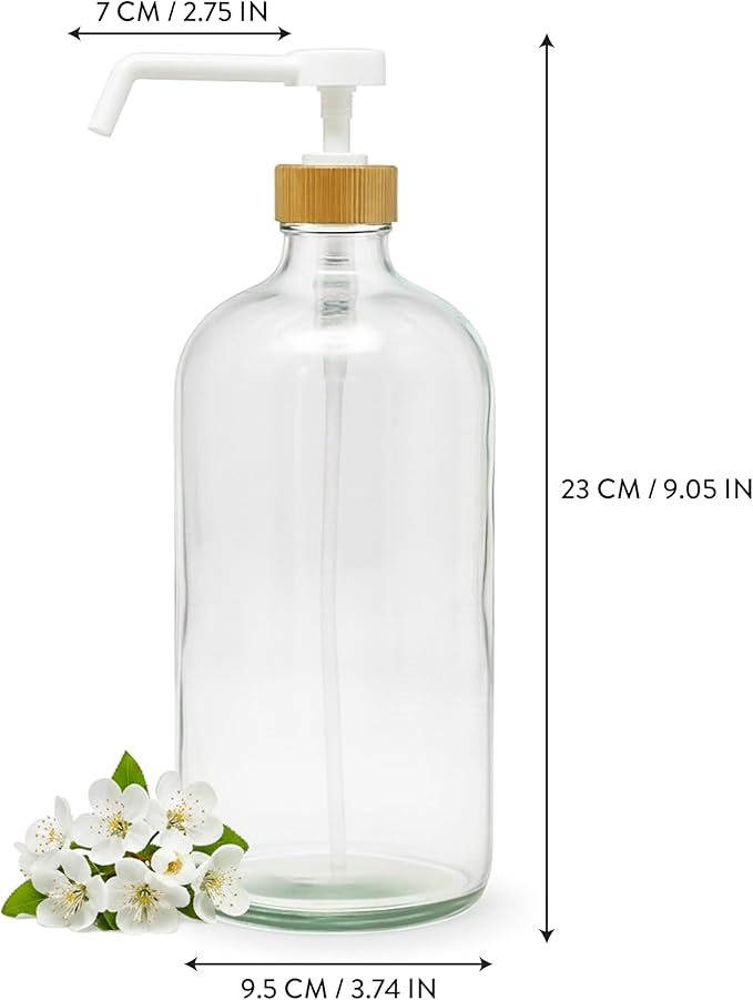 SAVVY & SORTED Glass Dish Soap Dispenser - Image 6