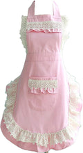 Hyzrz Lovely Home Work Adjustable Apron Cake Kitchen Cooking Women Girls Aprons by Hyzrz