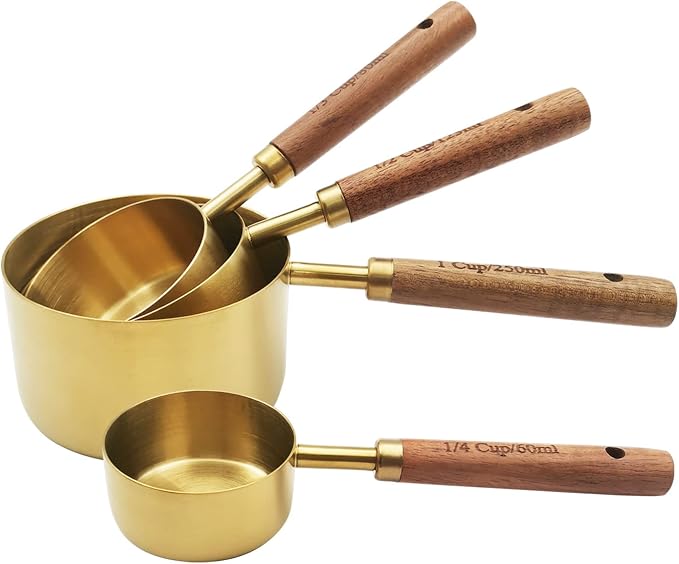 Gold Measuring Cups and Spoons Set - Image 6