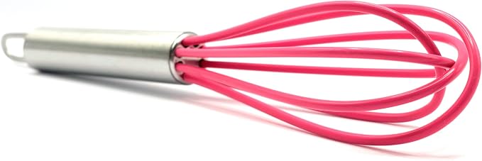 Mini Whisks 6 inch 2Pcs Stainless Whisk+silica gel, Hand Egg Mixer - Image 6