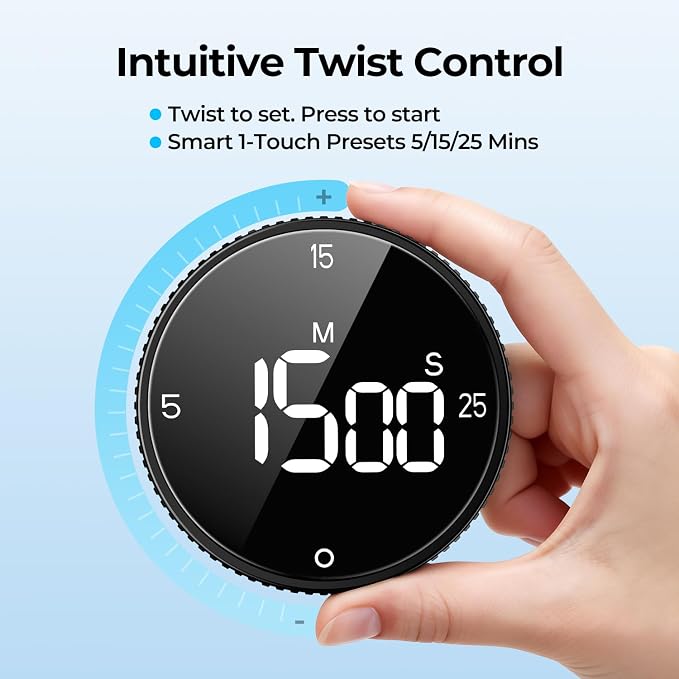 Magnetic Kitchen Timer for Cooking - Image 3