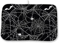 Halloween Dish Drying Mat 18 x 24 Inch Bat Spider Web Drying Mat by Sorktse