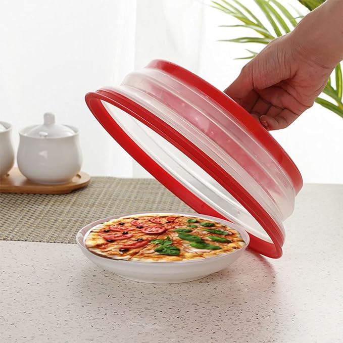 Small Collapsible Microwave Splatter Cover, Microwave Plate Cover - Image 4