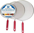 Grease Splatter Screen For Frying Pan Cooking Set of 3 Fine Mesh Iron Skillet by BitimexHome