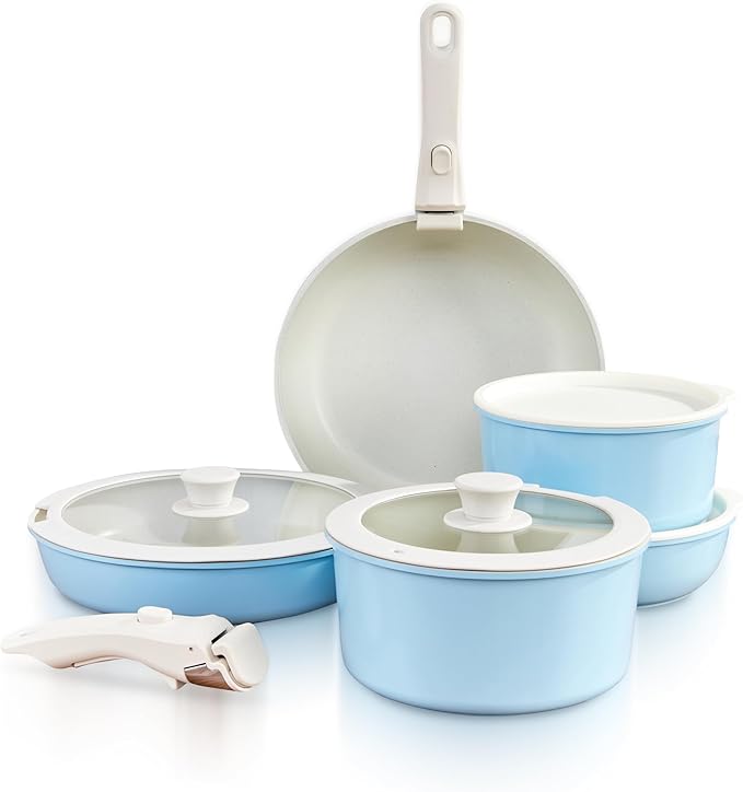 GOURMETIFIC® Pots and Pans Cookware Set by Unknown