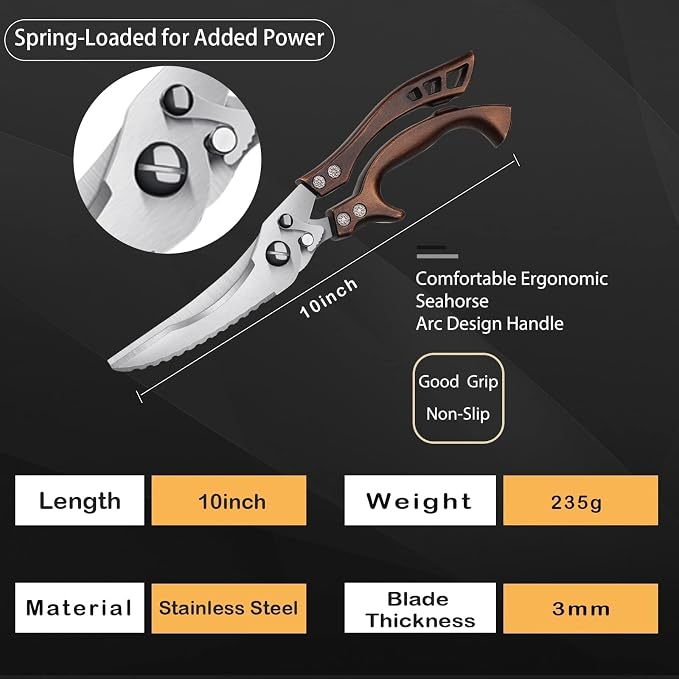 Dream Reach Poultry Shears, Heavy Duty Kitchen Shears - Image 6