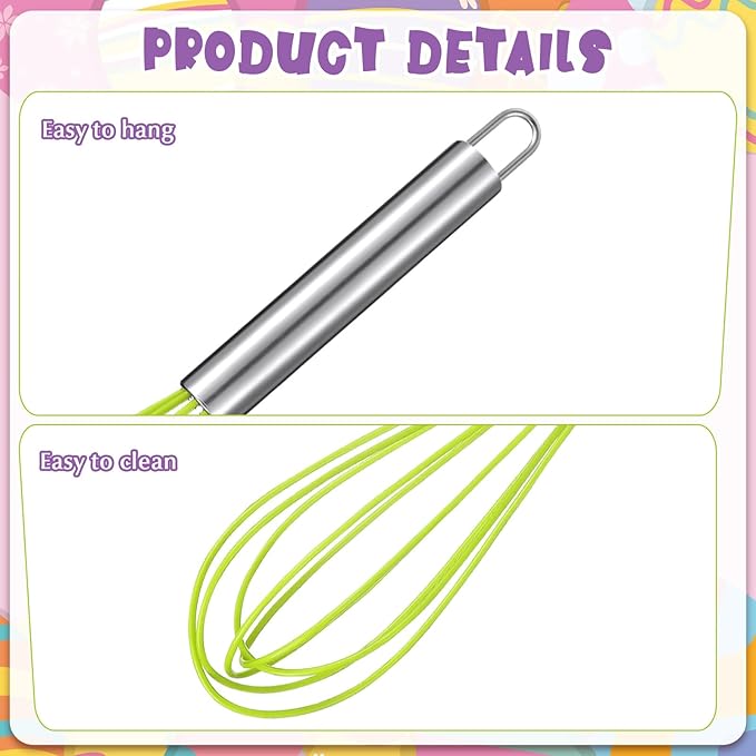 Domensi 24 Pcs 8 Inch Whisks Bulk - Image 6