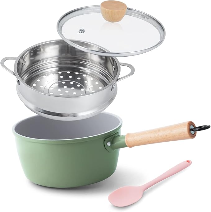ROCKURWOK Ceramic Nonstick Sauce Pan by ROCKURWOK