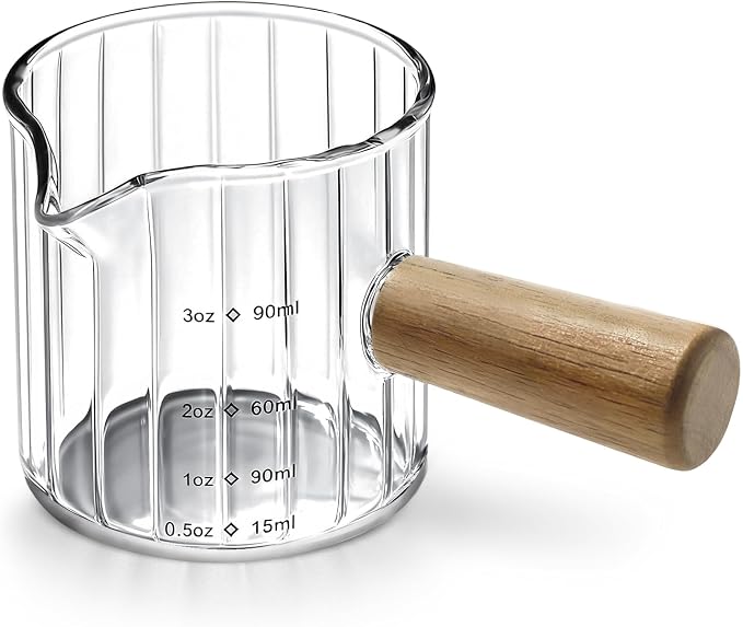Espresso Measuring Cup 3 Oz, Espresso Glass Cups by Unknown