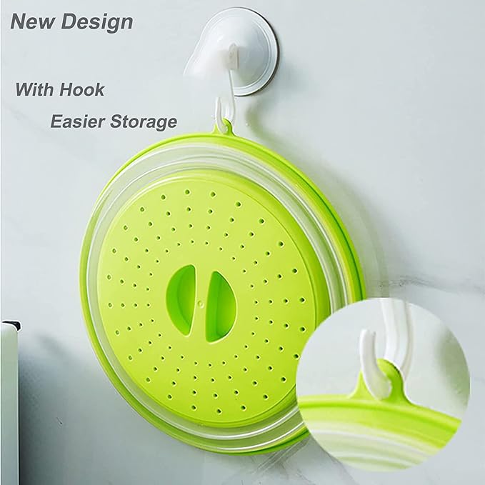 Microwave Cover For Food, Microwave Splatter Cover, Collapsible Microwave - Image 6